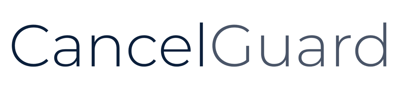 CancelGuard Logo CancelGuard contract risk analysis logo.